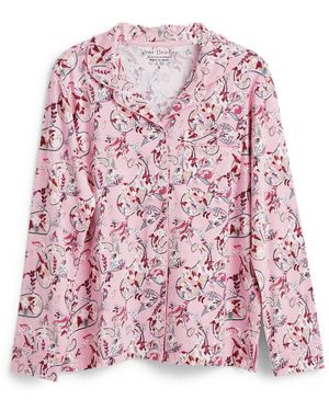 Vera Bradley Long Sleeve Button-up Shirt - Red