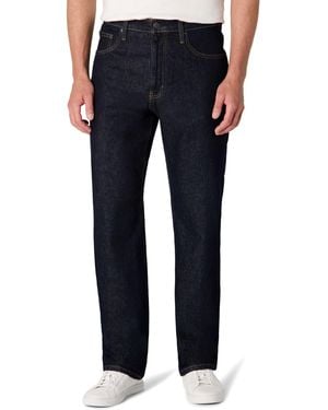Amazon Essentials Pantalones Vaqueros Rígidos de Corte Holgado Hombre - Azul