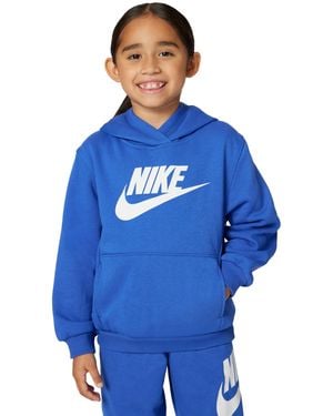 Nike Club Fleece Sportswear Pullover Hoodie - Blue
