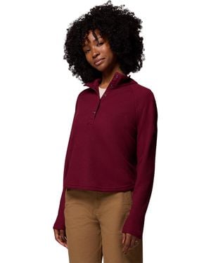 Columbia S Holly Hideaway Waffle Half Snap - Red