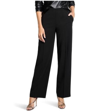 NIC+ZOE Nic+zoe 31" Stretch Suiting Lenox Wide-leg Pant - Black