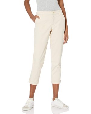 Amazon Essentials Cropped Girlfriend Chino Pant Pantaloni - Neutro