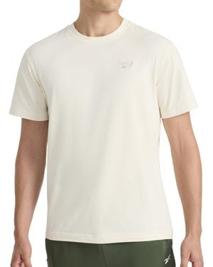 Reebok 's Embroidery Crewneck T-shirt - White