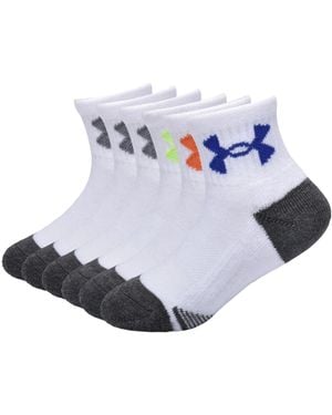 Under Armour 6pk Ua Eco Performance Tech Hc Qtr - Blue