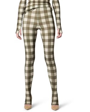 Norma Kamali Legging W/footie W/o Waistband - Natural