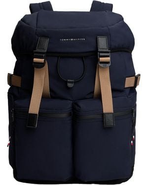 Tommy Hilfiger S Travel Flap Backpack,space Blue One Size