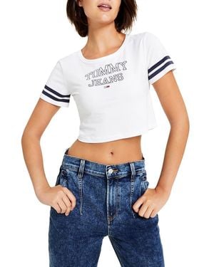 Tommy Hilfiger Classic Cropped T-shirt - Blue