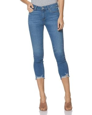 PAIGE Skyline Skinny Crop Jean - Blue