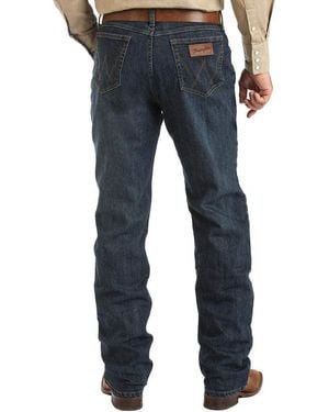 Wrangler Mens 20x Competition Active Flex Relaxed Fit Jeans - Blue
