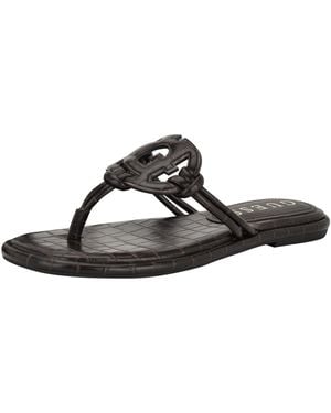 Guess Saime Flat Sandal - Black