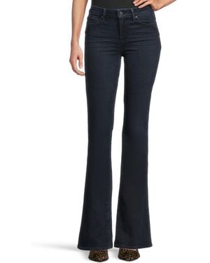 PAIGE Hr Laurel Canyon Reverse Seamed Beltloops In Bespoke - Blue