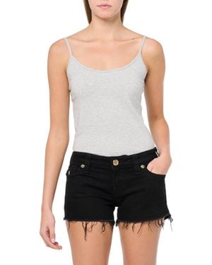 TRUE RELIGION Brand Jeans Joey Lowrise Cut Off Flap Pocket Denim Short - Blue