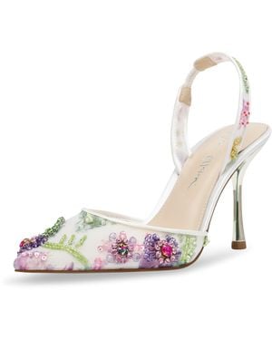 Betsey Johnson Velma Sling-back Pump - White