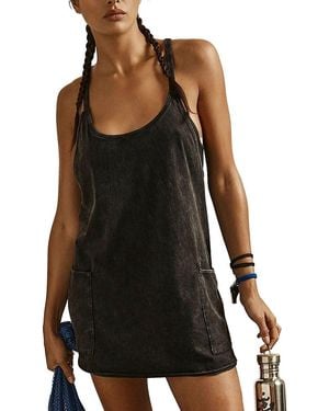 Free People Hot Shot Mini Dress - Black