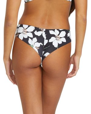 Volcom Midnight Lily Cheekini Bikini Bottom - Blue
