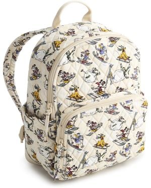 Vera Bradley Disney Premium Cotton Small Banbury Backpack - Metallic