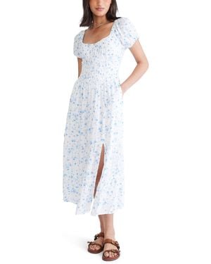 Aéropostale Tiered Midi Dress - Blue