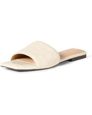 Amazon Essentials Slide Sandals - Natural