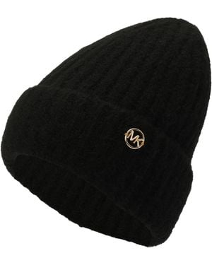 Michael Kors S Furry Cuff Hat - Black