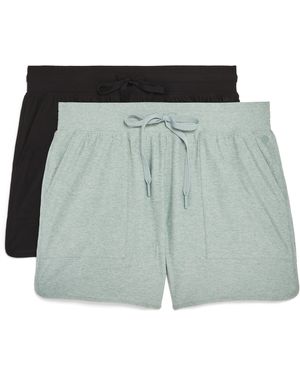 Danskin 2 Pack New Reverie Shorts - Green