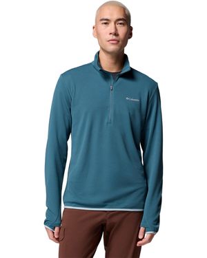 Columbia S Tech Trail Utility Warm Half Zip - Blue