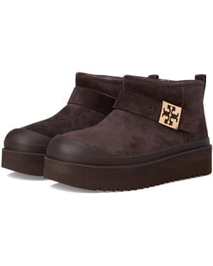 Tory Burch Mellow Shearling Platform Boot Fashion - Brown