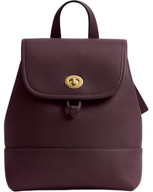 COACH Turnlock Backpack - Purple