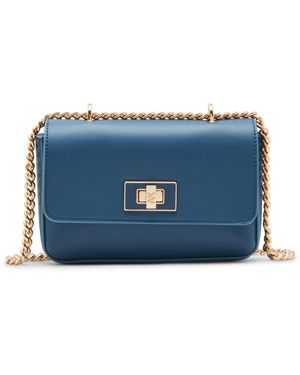 Anne Klein Mini Flap With Convertible Strap - Blue