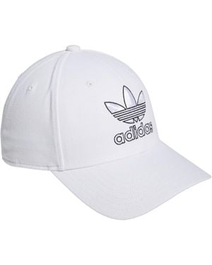 adidas Originals Icon 2.0 Structured Precurve Snapback Cap - White