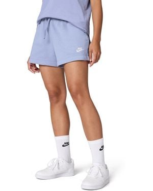 Nike Sportswear Club Fleece Mid-rise Shorts - Blue