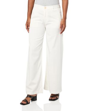 AG Jeans Ag Jeans Caden High Rise Wide Leg Pant - White