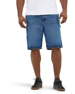 Lee Jeans Big & Tall Legendary Workwear Carpenter Short - Blue