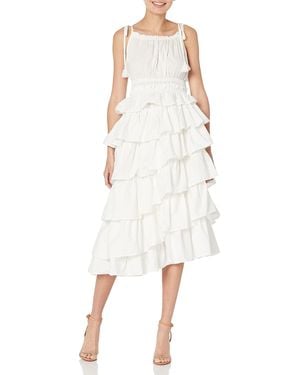 Steve Madden Apparel Mireya Midi Dress - White