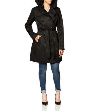 Guess Double Breasted Trenchcoat - Black