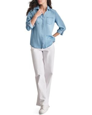 DKNY Long Sleeve Casual Soft Comfortable - Blue