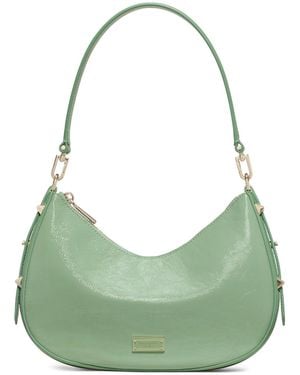 Kate Spade Liv Crinkle Patent Leather Convertible Shoulder - Green