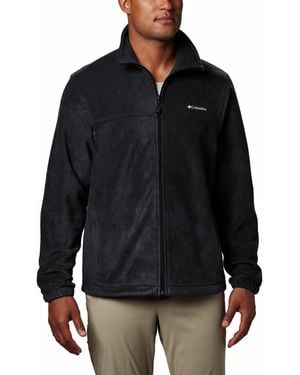Columbia Size Steens Mountain Full Zip Soft Fleece Vest, Black, Large Tall