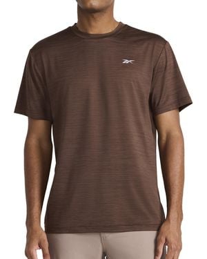 Reebok 's Lightning Short Sleeve Crewneck T-shirt - Brown