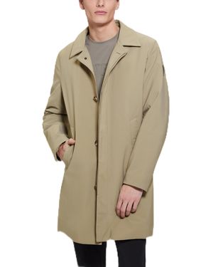 Guess Colin City Raincoat Trench - Natural