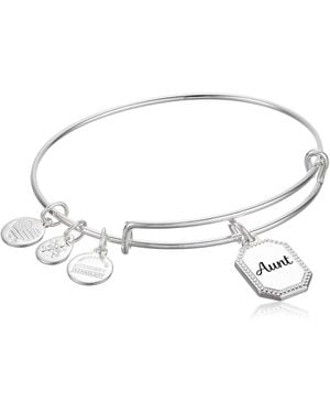 ALEX AND ANI Aunt, 'trusting Guide' Charm Bangle - Black