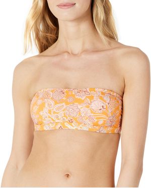 Amazon Essentials Parte Superior de Bikini Tipo Palabra de Honor Mujer - Neutro