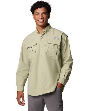 Columbia S Pfg Bahama Ii Long Sleeve Fishing Shirt - Green