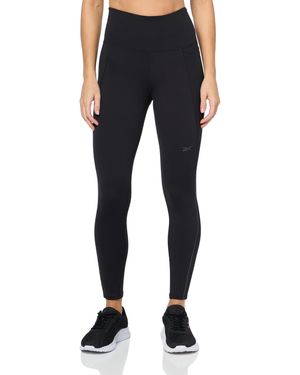 Reebok Ov Lux High Rise Rbk-Fire+ Tight Pantaloni da Ginnastica - Blu