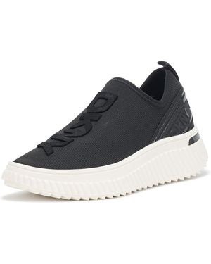 DKNY Leighton Slip On Sneaker With Logo - Black