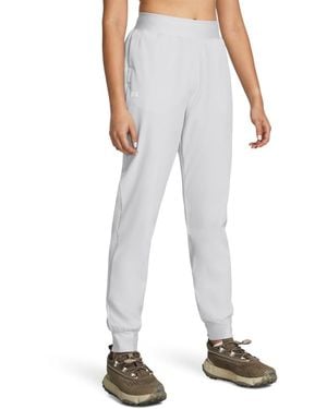 Under Armour Ua Rival High-Rise Woven Pants - White