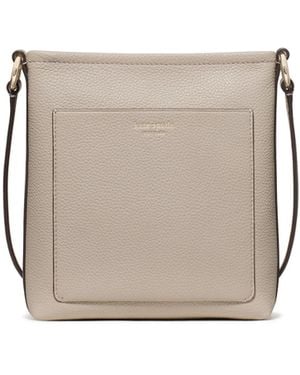 Kate Spade Ava Leather Small Swingpack - Gray