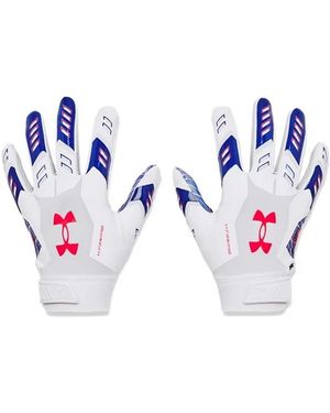 Under Armour F9 Nitro Novelty Football Gloves, - Blue