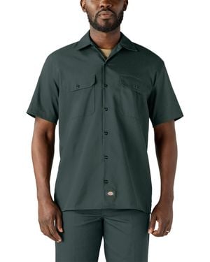 Dickies Twill Ss Work Shirt Original - Green