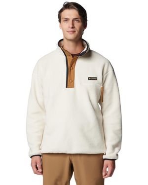 Columbia Helvetia Ii Half Snap – Fleece-Oberteil Für Herren - Weiß