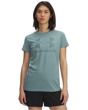 Under Armour Live Sportstyle Graphic Short Sleeve Crew Neck T-shirt, - Blue